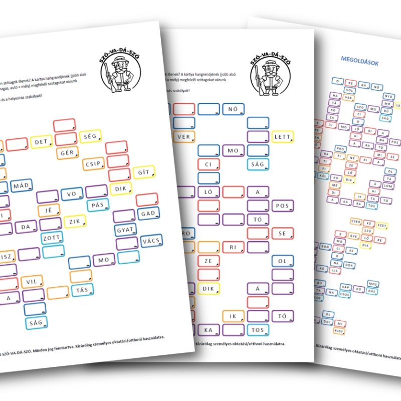 Keresztrejtvények – Felnőtteknek (PDF)